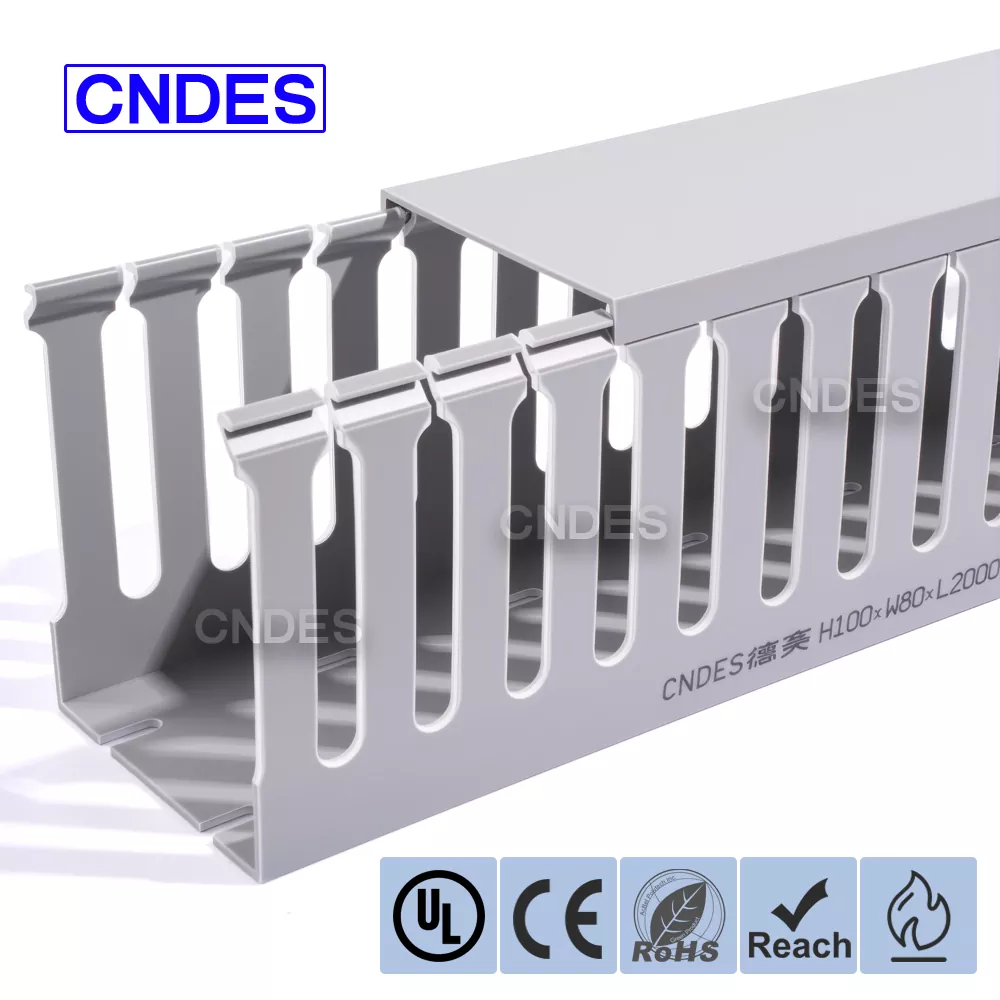 100×80 Çevik Yivli PVC Naqil Kanalı