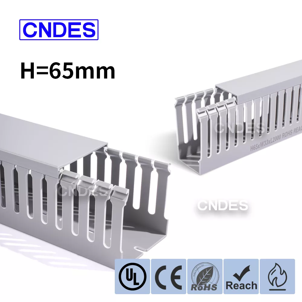 65 mm Hündürlükdə Yivli PVC Sənaye Naqil Kanalı