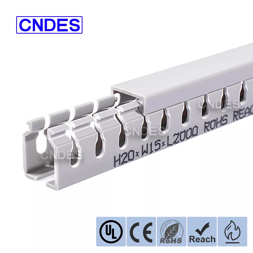 20mm Hündürlükdə Yivli PVC Elektrik Naqili Kanalı