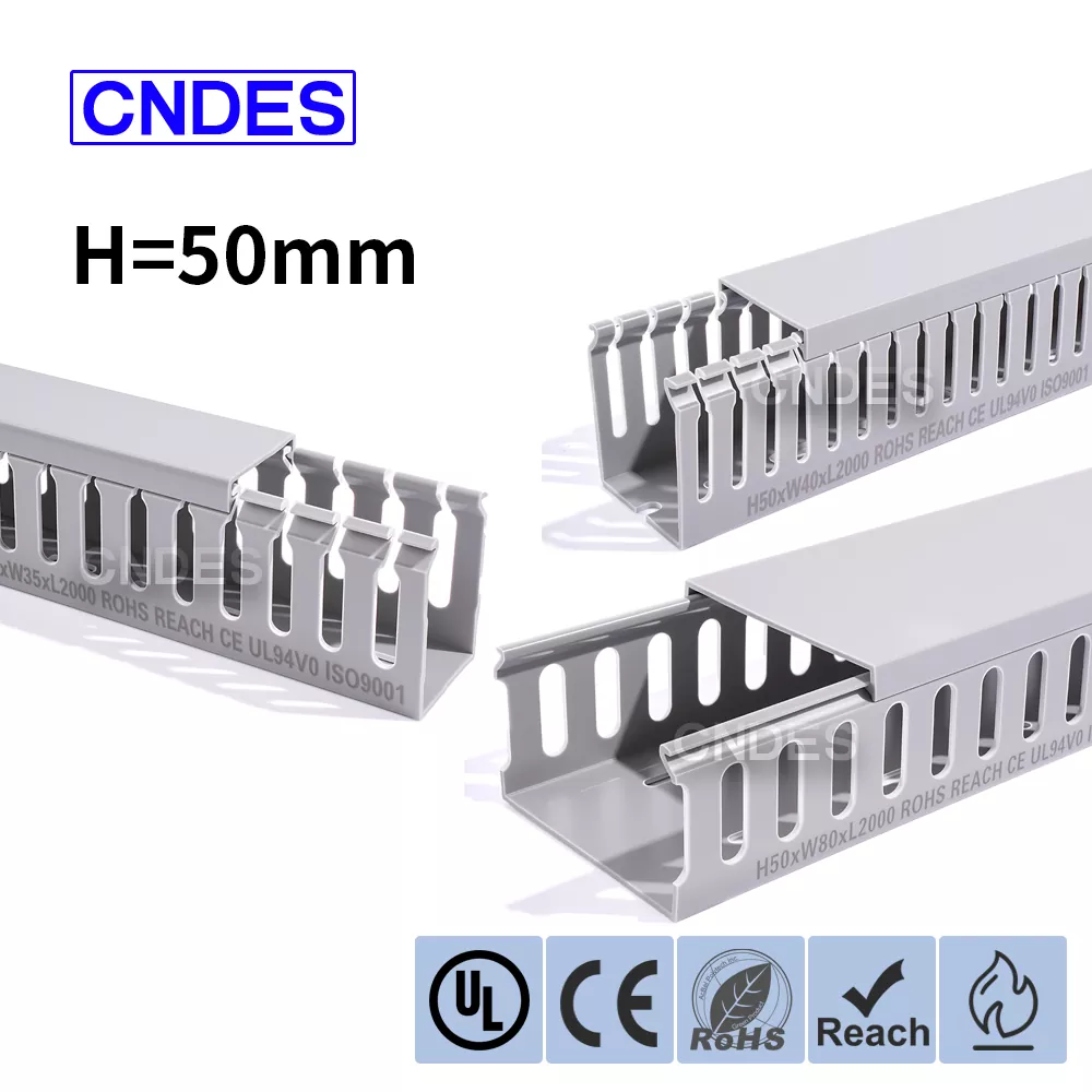 50 mm Hündürlükdə Yivli PVC Panel Naqil Kanalı